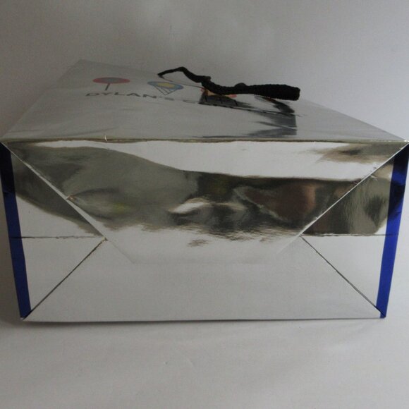 Dylan’s Candy Bar SIlver Multicolor Logo Gift Shopping Bag EMPTY 10" x 8" x 4" - Picture 4 of 12